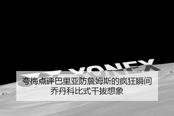 夸梅点评巴里亚防詹姆斯的疯狂瞬间 乔丹科比式干拔想象